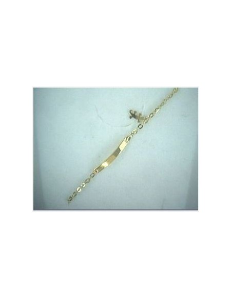 Bracelet Identité Or 375 Mil