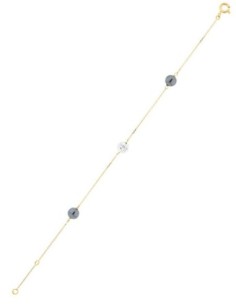 Bracelet Or Et Hématites