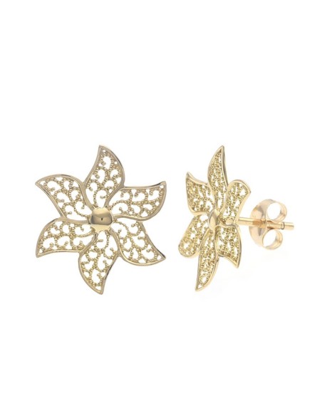 Boucles D'oreilles Ylang-ylang Or