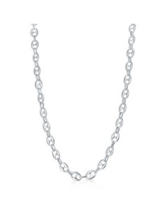 Collier Argent Grain Cafe