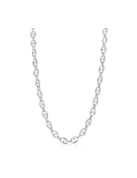 Collier Argent Grain Cafe