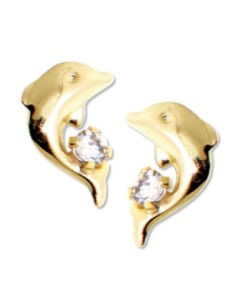 Boucles D'oreilles Or Dauphins