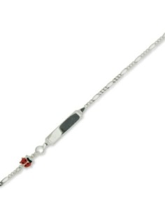 Gourmette Argent Coccinelle