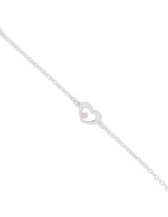Bracelet Argent Coeur
