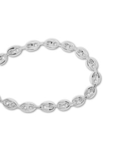 Bracelet Argent Grains De Café