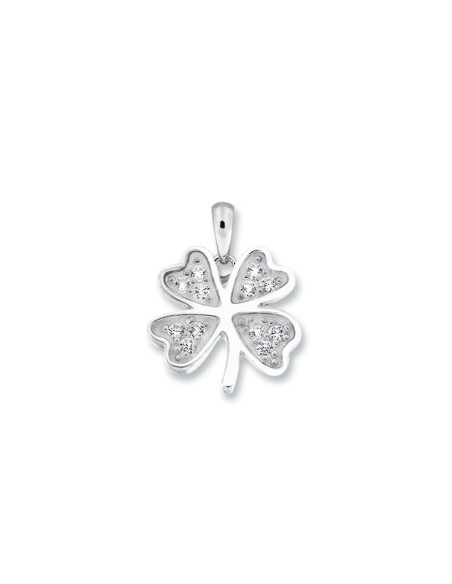 Pendentif Argent Trèfle