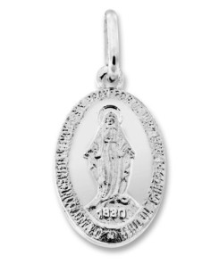 Pendentif Argent Vierge Marie