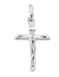 Pendentif Argent Croix Christ
