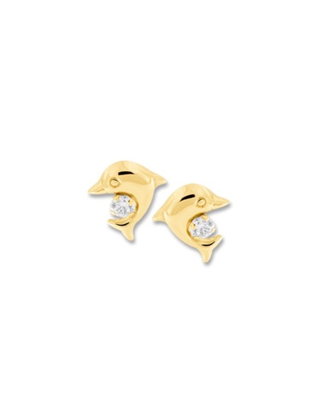 Boucles D'oreilles Or Dauphins