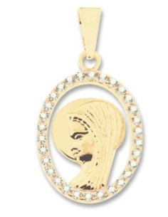 Pendentif Vierge Marie Or