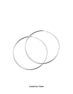 Créoles Argent 70mm