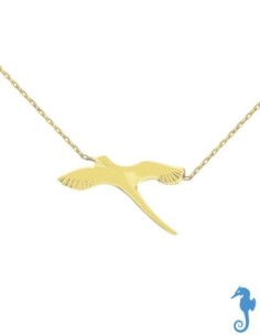 Collier Or Paille En Queue