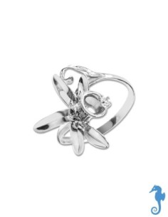 Bague Fleur De Vanille Bourbon ® Argent