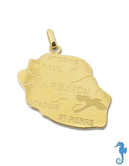 Pendentif Or île De La Réunion