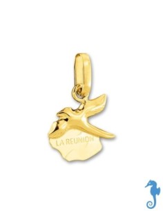 Pendentif Or île De La Réunion Paille En Queue