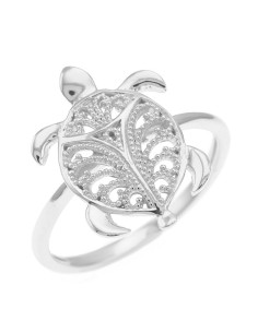 Bague Argent Tortue