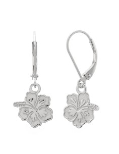 Boucles D'oreilles Argent Fleur
