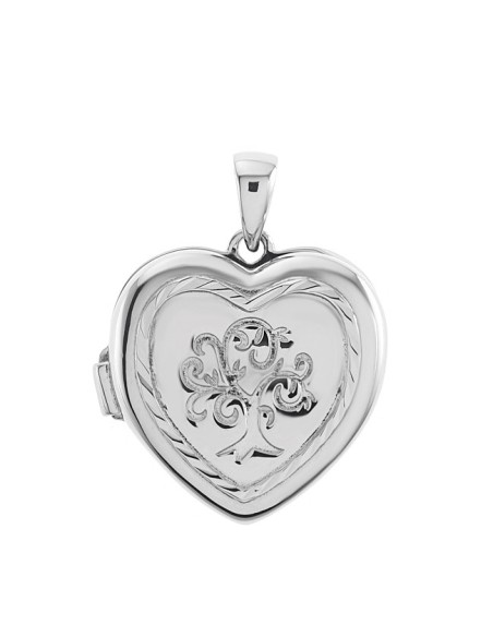 Pendentif Argent Photo Coeur