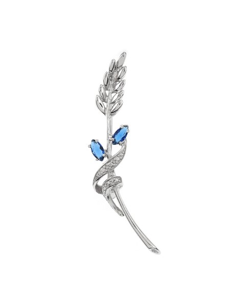 Broche Argent Oxyde