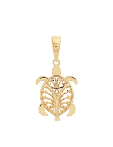 Pendentif Tortue Or