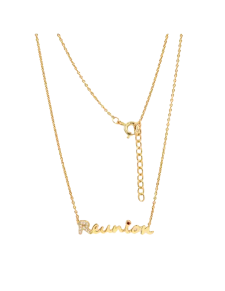 Collier Argent Teinte Reunion
