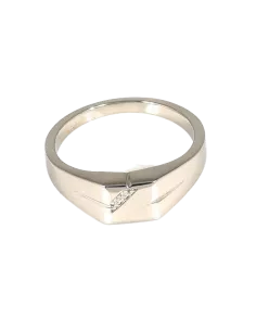 Chevalière Argent Pierres Gravées