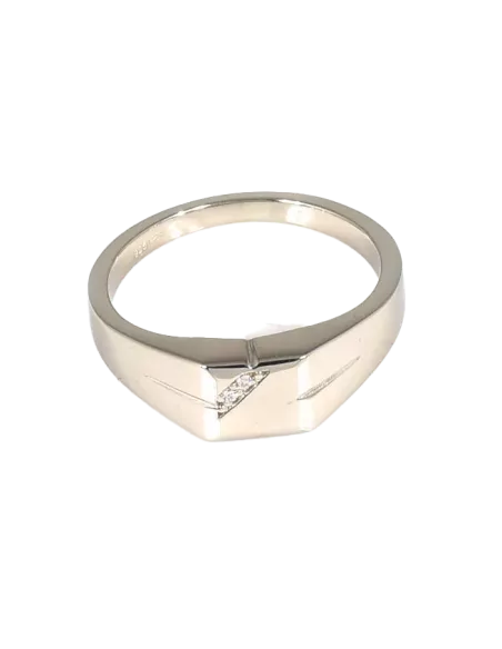 Chevalière Argent Pierres Gravées