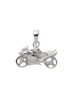 Pendentif Argent Moto