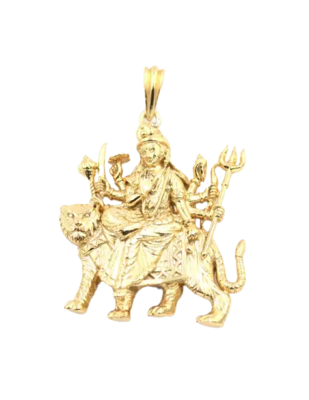 Pendentif Argent Teinté Tamoul Kali