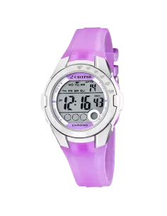 Montre Calypso Enfant Bracelet En Silicone Violet