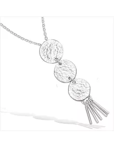 Pendentif Argent Pièces Finitions Antiques