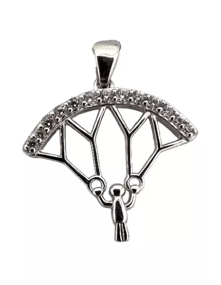 Pendentif Argent Parachute