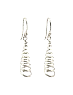 Boucles D'oreilles Argent Spirale