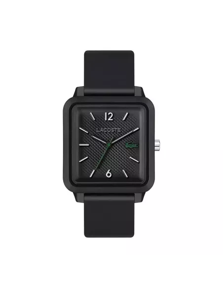 Montre Lacoste Studio Homme En Silicone Noir